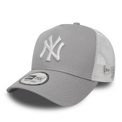 шапка,плажни,шапки,бейзбол,new,era,a,frame,adjustable,trucker,cap,ny,grey,white