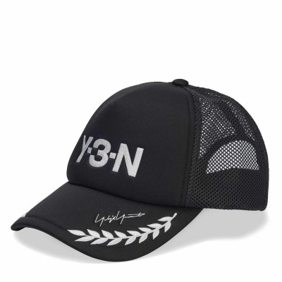 шапка,плажни,шапки,аксесоари,на,разпродажба,мъжки,шапки,и,ръкавици,y3,x,neighborhood,trucker,cap,black