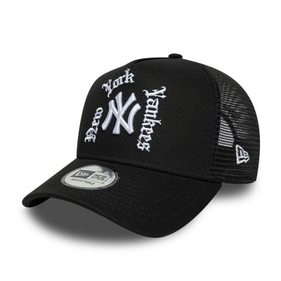 шапка,всички,шапки,бейзбол,new,era,wordmark,adjustable,trucker,cap,ny,black