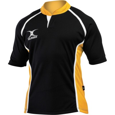 детски,тениски,ръгби,облекла,детски,облекла,gilbert,pfxact,shirt,jn99,black,amber