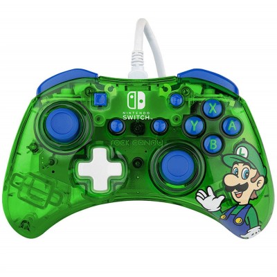 игри,и,технологии,pdp,rock,candy,switch,wired,controller:,luigi,lime,merchandise