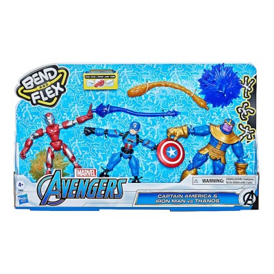 игри,и,технологии,мъжки,стоки,с,аним.,герои,marvel,avengers,bend,and,flex,avengers,3,pack,merchandise