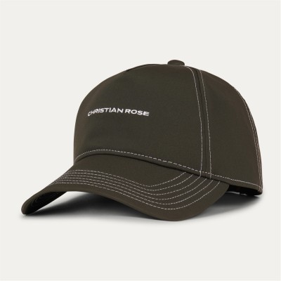 шапка,мъжки,шапки,и,ръкавици,christian,rose,nylon,unstructured,trucker,cap,white,olive