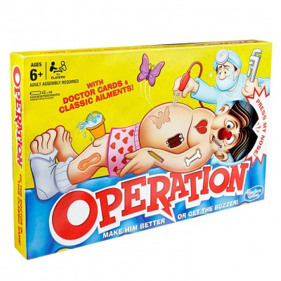 подаръци,и,играчки,игри,и,технологии,всички,игри,и,играчки,hasbro,classic,operation,game,merchandise