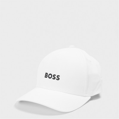 шапка,плажни,шапки,boss,men's,seth,cap,embroidered,logo,white,100