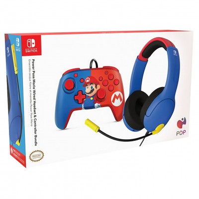 игри,и,технологии,аксесоари,на,разпродажба,pdp,mario,switch,controller,and,headset,bundle,nintendo,switch