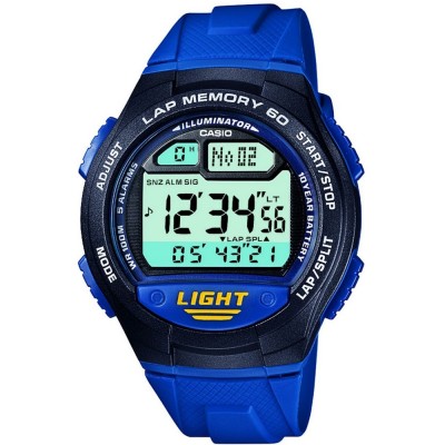часовник,часовници,аксесоари,на,разпродажба,casio,casio,blue,resin,digital,chronograph,alarm,watch,blue