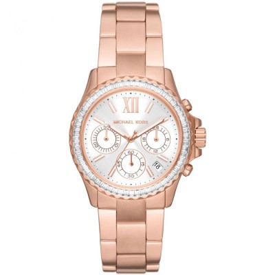 дамски,часовник,часовници,michael,kors,ladies,michael,kors,everest,chronograph,watch,rose,gold,and,white