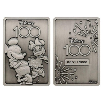 disney,mickey,minnie,disney,100th,collectible,ingot,multi,format,an