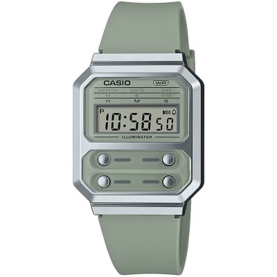 часовник,часовници,аксесоари,на,разпродажба,casio,casio,vintage,watch,a100wef,3aef,green