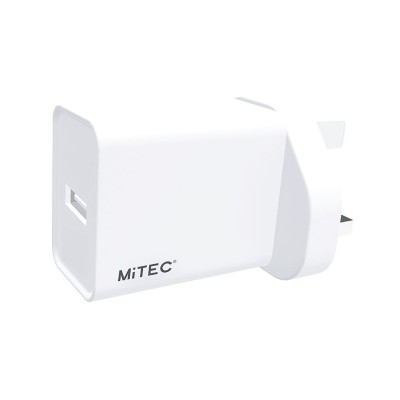 mitec,mitec,2a,usb,a,mains,charger,white,merchandise