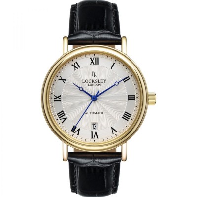 часовник,часовници,аксесоари,на,разпродажба,locksley,london,locksley,london,automatic,watch,ll136640,gold,silver,and,black