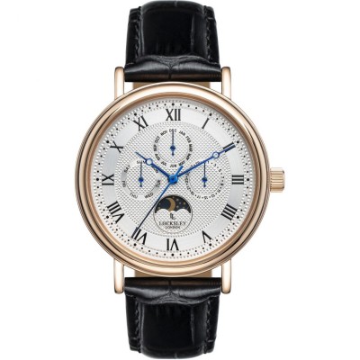 часовник,часовници,аксесоари,на,разпродажба,locksley,london,locksley,london,multifunction,quartz,watch,rose,gold,silver,and,black