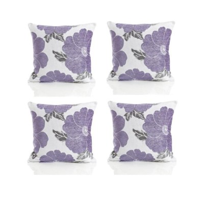 подаръци,и,играчки,alan,symonds,poppy,chenille,cushion,set,of,4,purple