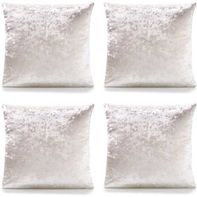 подаръци,и,играчки,alan,symonds,plain,crushed,velvet,cushion,set,of,4,cream