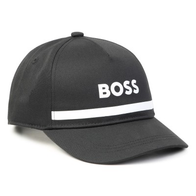 детска,шапка,всички,шапки,плажни,шапки,boss,logo,print,cap,junior,boys,black,09b