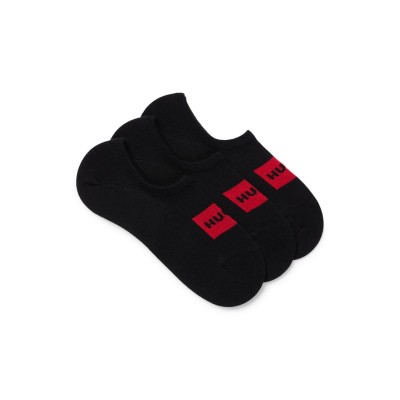 мъжки,чорапи,hugo,3p,lc,label,cc,10251178,01,crew,sock,mens,black
