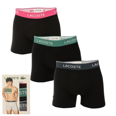 боксерки,бельо,за,училище,мъжко,бельо,lacoste,3,pack,stretch,cotton,boxer,briefs,black