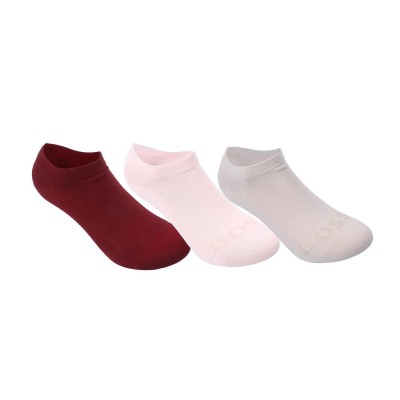 чорапи,дамски,чорапи,boss,3,pack,of,ankle,socks,with,contrast,logos,multi,colour