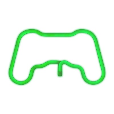 домашни,потреби,аксесоари,на,разпродажба,litely,game,controller,led,green,neon,light,merchandise