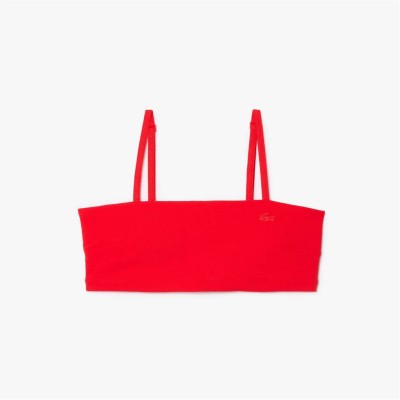 бюстие,lacoste,quick,dry,uv,protect,technical,bralette,red