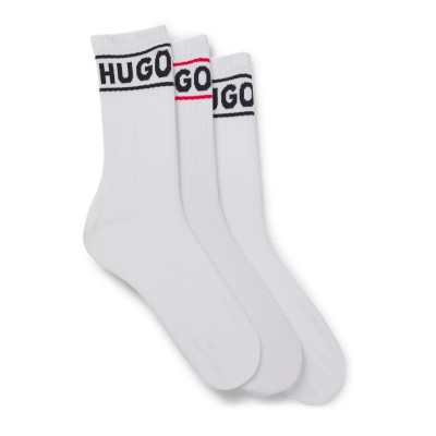 дамски,чорапи,hugo,3p,qsrib,sporty,cc,w,10260645,white