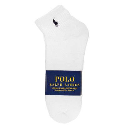 чорапи,мъжки,чорапи,ralph,lauren,three,pack,sport,socks,white