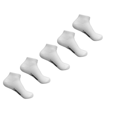юношески,чорапи,чорапи,за,училище,лека,атлетика,slazenger,5,pack,trainer,socks,junior,size,1,6,white