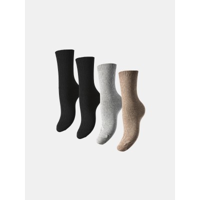 дамски,чорапи,pieces,marta,4,pack,ld63,blk,lgm,taupe
