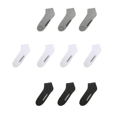 чорапи,дамски,чорапи,лека,атлетика,donnay,10,pack,trainer,socks,plus,size,12,multi,asst