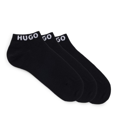 чорапи,дамски,чорапи,hugo,pack,logo,cuff,ankle,socks,black