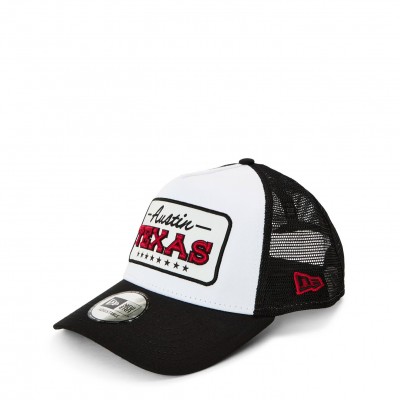 шапка,всички,шапки,плажни,шапки,new,era,location,patch,trucker,cap,black,white