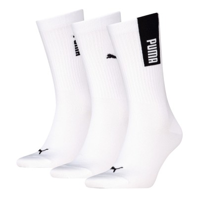 чорапи,мъжки,чорапи,дамски,чорапи,puma,unisex,logo,cotton,crew,socks,3,pack,white,black