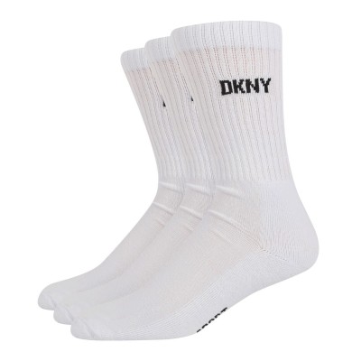 чорапи,мъжки,чорапи,dkny,ribbed,3,pack,socks,white