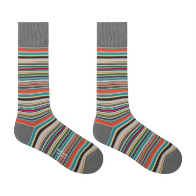 чорапи,paul,smith,men,s,multi,stripe,cotton,crew,socks,grey,stripe,76