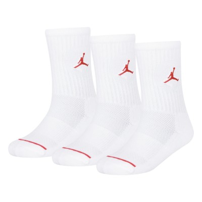 юношески,чорапи,чорапи,за,училище,мъжки,чорапи,air,jordan,3,pack,crew,socks,juniors,white