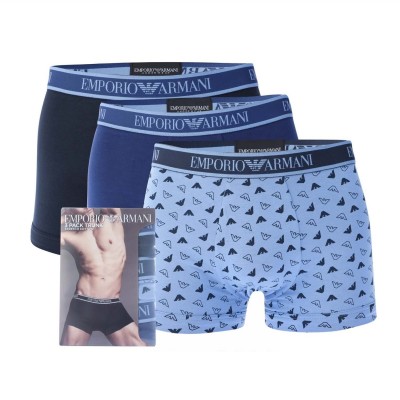 боксерки,мъжко,бельо,emporio,armani,3,pack,of,core,logo,trunks,various