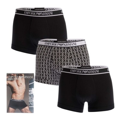 боксерки,бельо,за,училище,мъжко,бельо,emporio,armani,3,pack,of,trunks,black