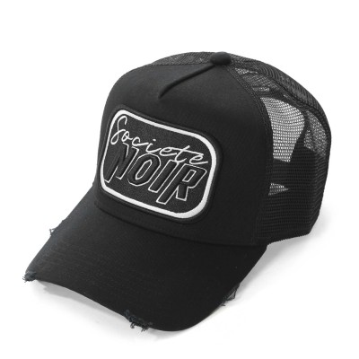 мъжки,шапки,и,ръкавици,societe,noir,script,mesh,trucker,grey,black
