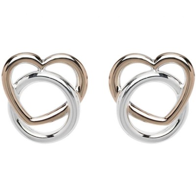 аксесоари,на,разпродажба,unique,and,co,&,co,sterling,rose,gold,plate,stud,earrings,silver