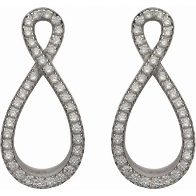 аксесоари,на,разпродажба,unique,and,co,unique,&,co,sterling,rhodium,cz,earrings,silver