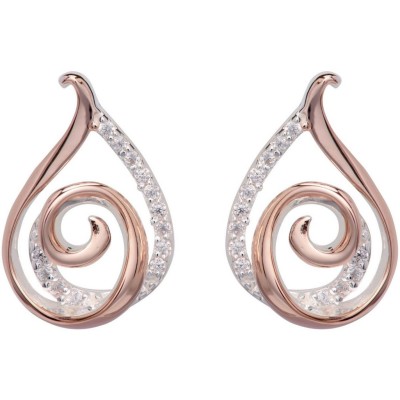 аксесоари,на,разпродажба,unique,and,co,unique,&,co,sterlingrose,goldcz,earrings,multi