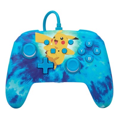 игри,и,технологии,powera,switch,wired,controller,tie,dye,pikachu,merchandise