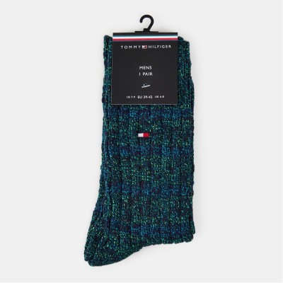 чорапи,чорапи,на,разпродажба,всички,чорапи,мъжки,чорапи,tommy,hilfiger,men's,ribbed,crew,socks,dark,green