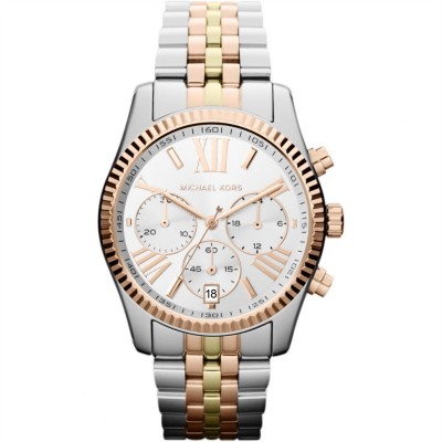 дамски,часовник,часовници,michael,kors,ladies,michael,kors,lexington,chronograph,watch,silver,and,two,tone
