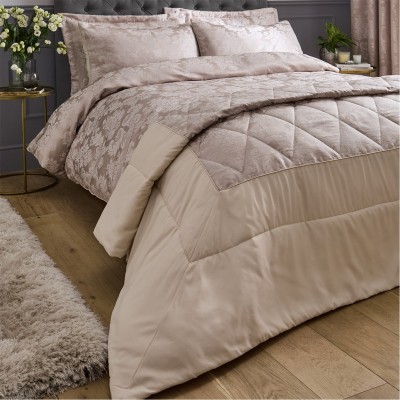 спално,бельо,и,комплекти,аксесоари,на,разпродажба,catherine,lansfield,damask,jacquard,quilted,large,bedspread,champagne