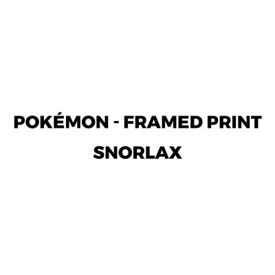 домашни,потреби,направи,си,сам,аксесоари,на,разпродажба,pokemon,framed,print,snorlax,(30x40),x2,multi,format,and,universal