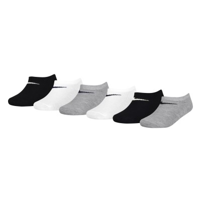 детски,чорапи,всички,чорапи,детски,чорапи,лека,атлетика,nike,basic,6pk,low,childs,white,gray