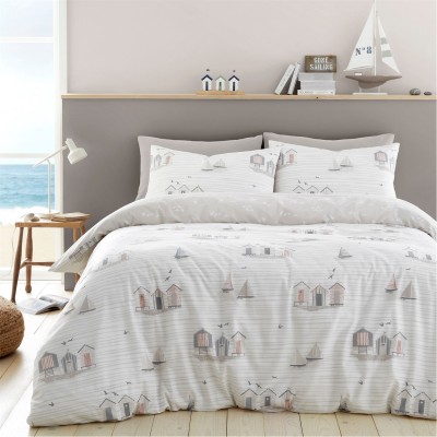 спално,бельо,и,комплекти,fusion,beach,huts,reversible,duvet,cover,set,natual