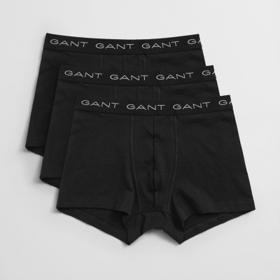 боксерки,бельо,за,училище,мъжко,бельо,gant,3,pack,of,trunks,black